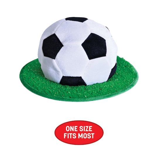 Plush Soccer Ball Hat